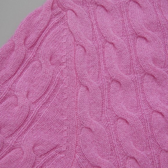 CHICJOC Women 100% Cashmere sweater in rose pink size 40 - Picture 13 of 15